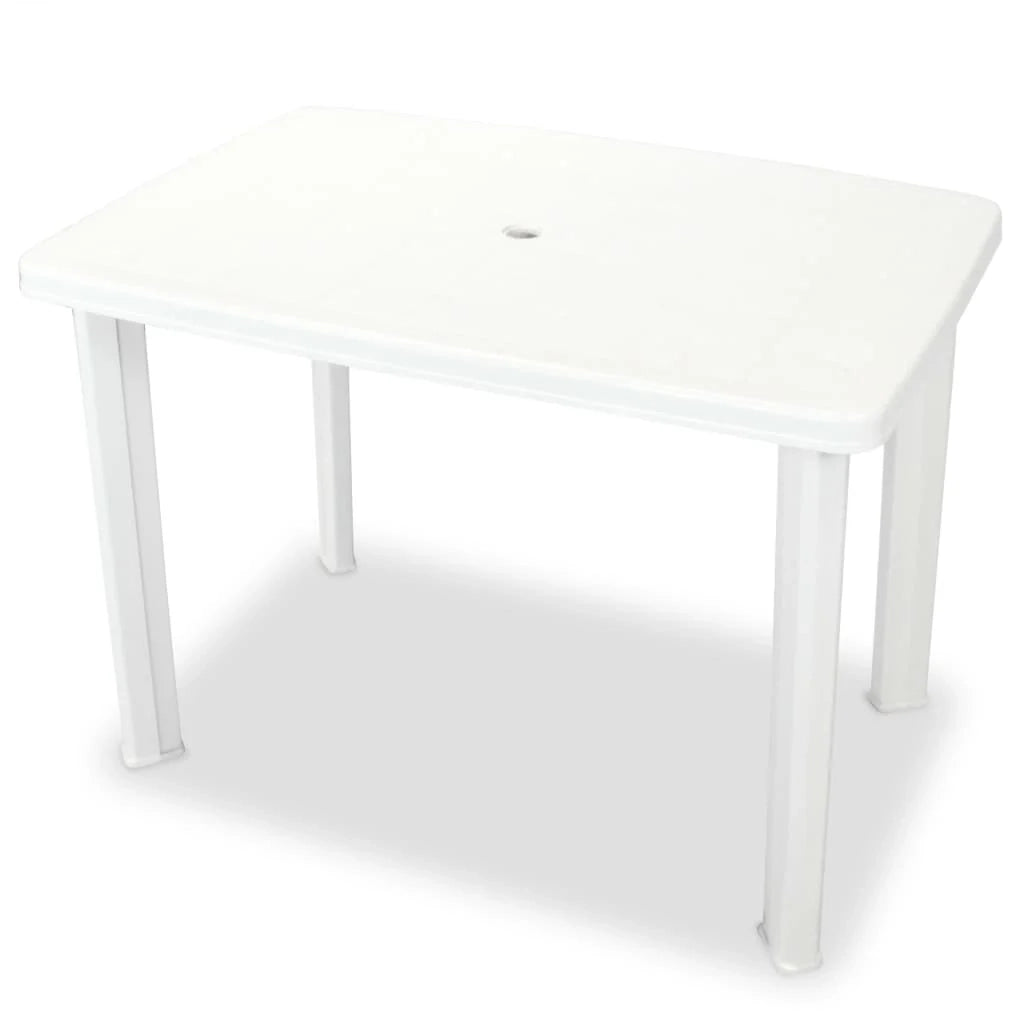 Set di mobili da bistrot in plastica bianca da 3 pezzi 02_0014543