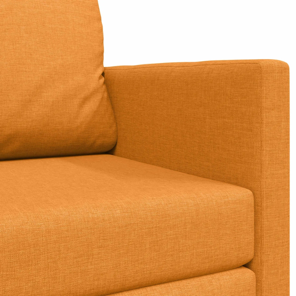 Divano letto 110cm Giallo Scuro Tessuto 4106699
