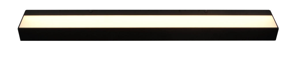 Applique da Interno a LED in Alluminio Nero Opaco
