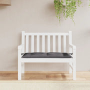 Cuscino per Panca-Cuscini per panchina Antracite 110x50x7 cm in Tessuto Oxford