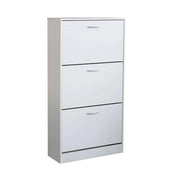 SCARPIERA VICKY BIANCA CON 3 ANTE A RIBALTA 60 X 24 X H115 CM