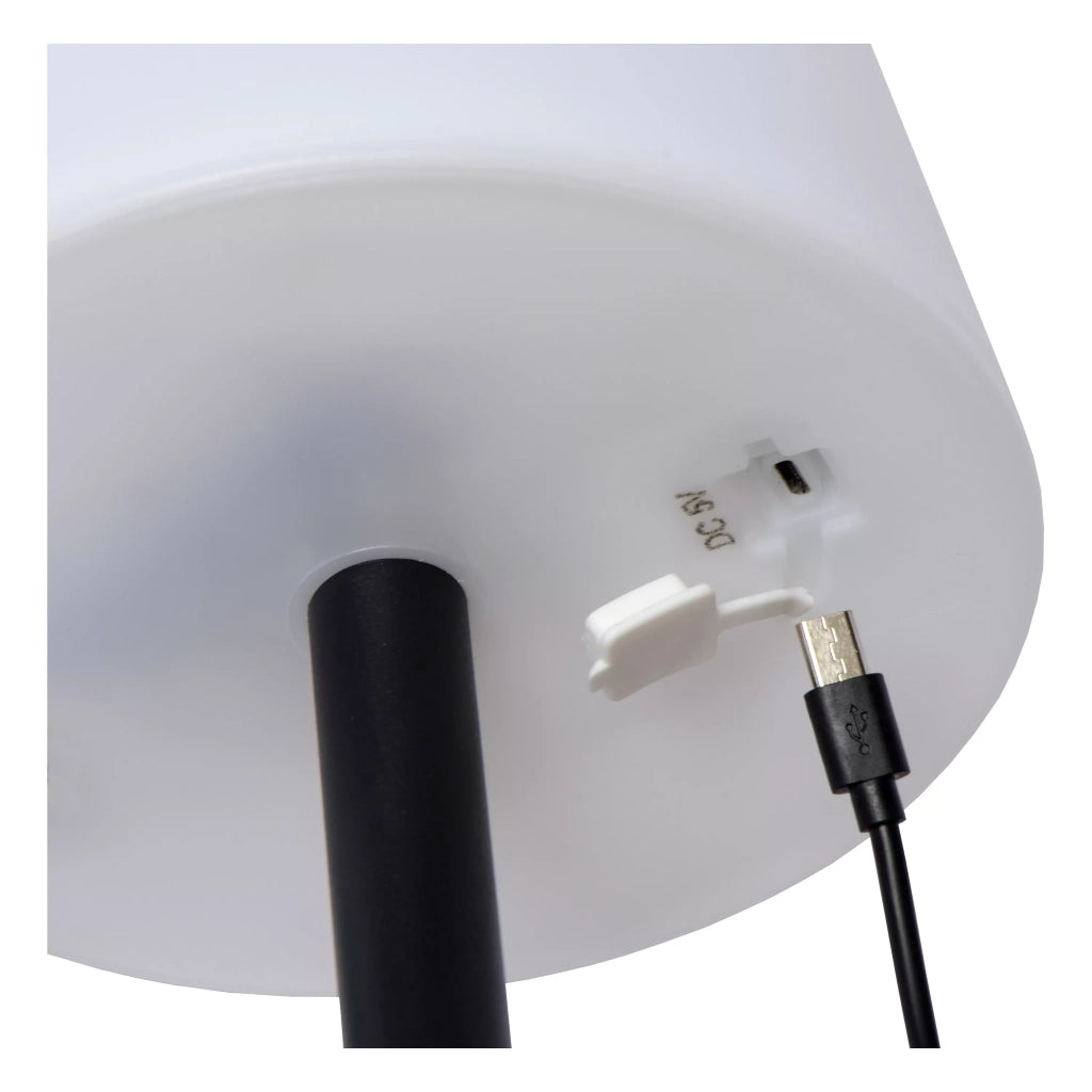Lampada terrazzo nera LED 1,8W RGB IP44 Lucide RIO
