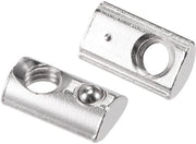 Veermoer per profilo extruso in alluminio serie 2020, 6 mm T-groef