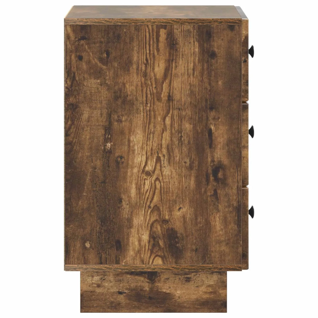 Armadio da Notte con cassetto Rovere Fumo 43 x 41 x 66,5 cm