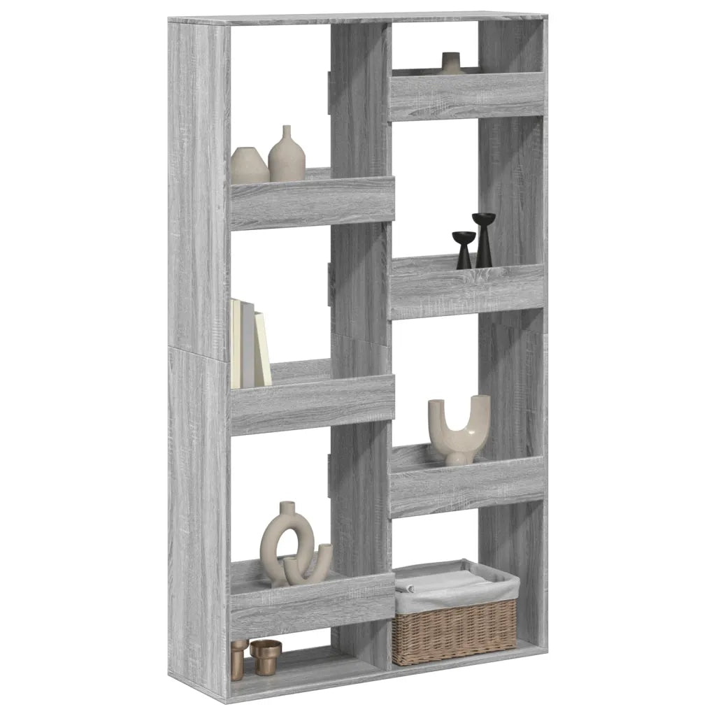 Divisorio Ambienti | Divider per stanze | Paravento Grigio Sonoma 100x33x175 cm in Truciolato