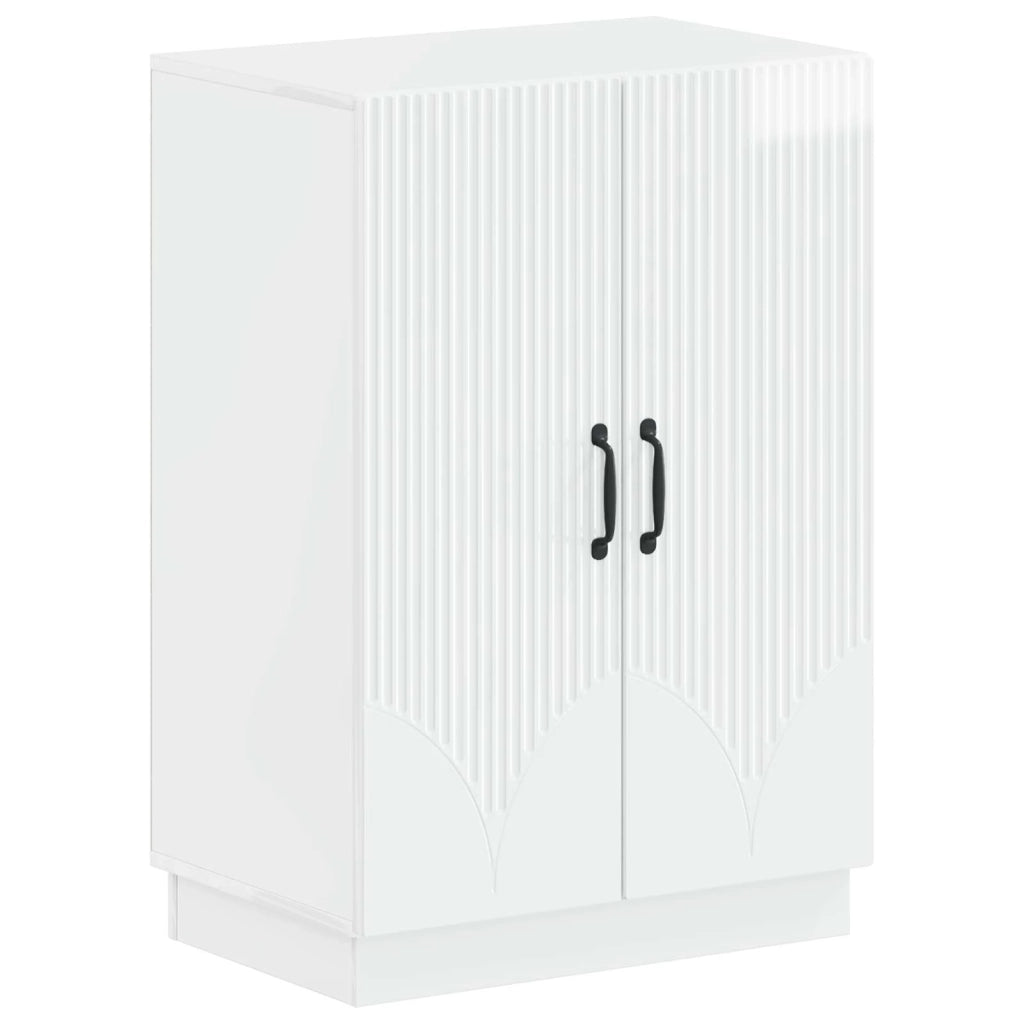 Mobile per scarpe HOORN 59,5 x 39,5 x 87 cm Bianco Lucido 897309