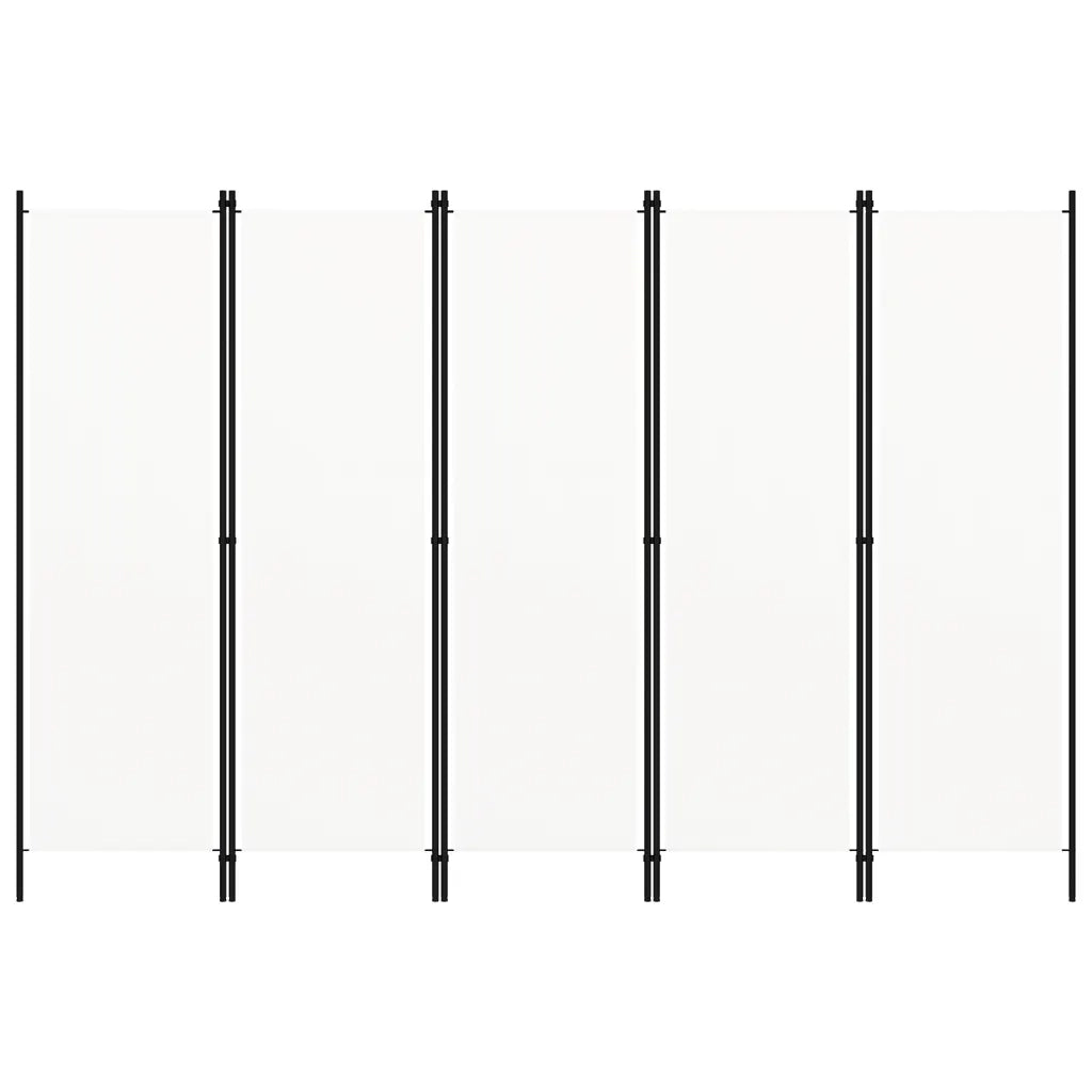 Paravento a 5 Pannelli Bianco 250x180 cmcod mxl 120916