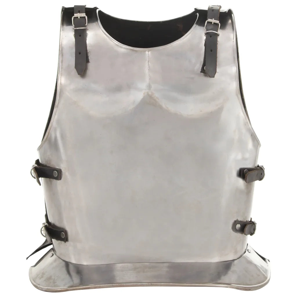 Corazza da Cavaliere Medievale Replica LARP Argento in Acciaio CFW9601684