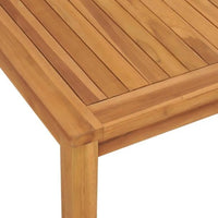 Set da Pranzo per Giardino 3 pz in Legno Massello di Teak cod mxl 78116