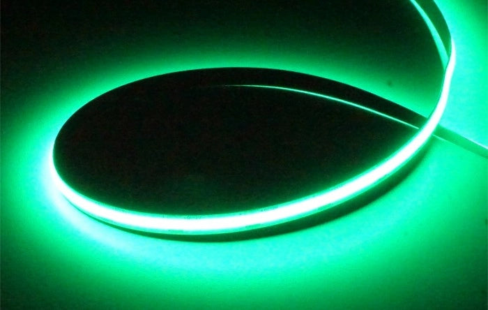 Striscia LED COB 480 verde 9W/m 12V IP20 5m dimmerabile Ecolight