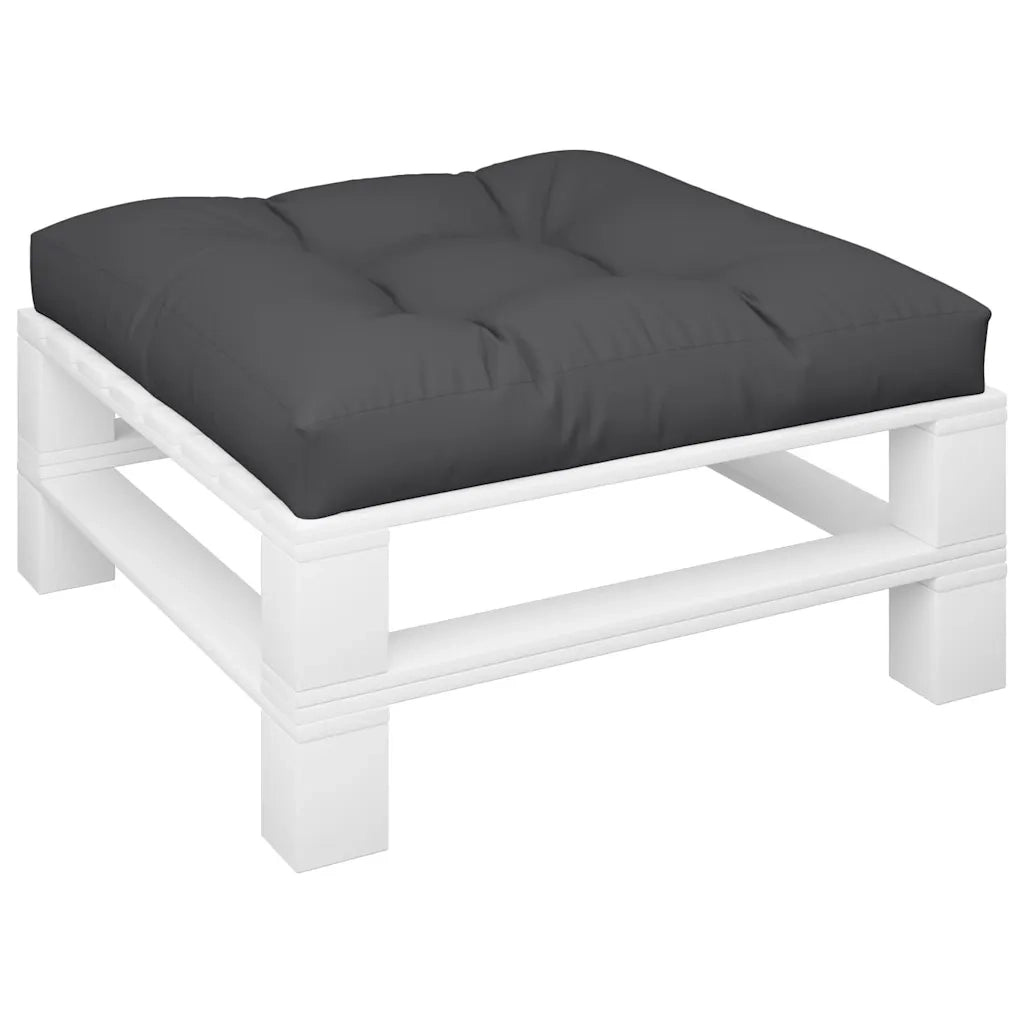 Cuscino per pallet | Cuscini per sedie Nero 70x70x12 cm in Tessuto