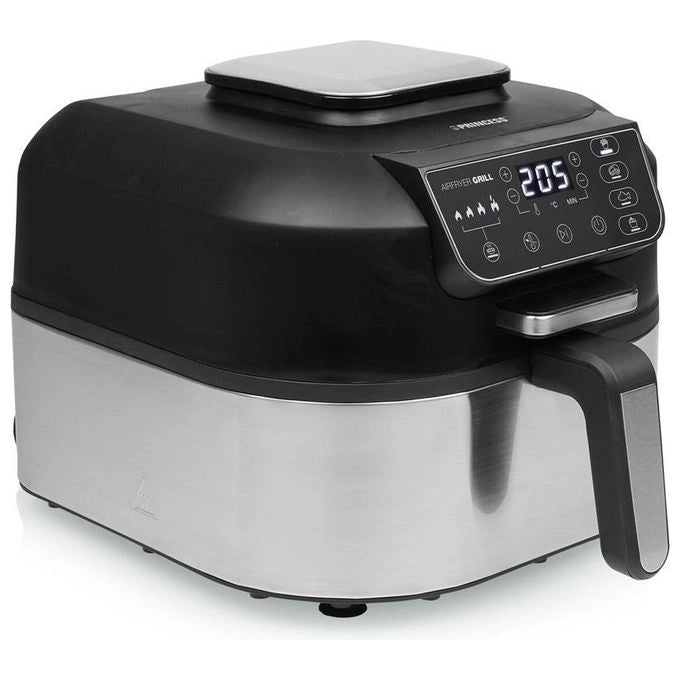 Princess 01.182092.01.001 friggitrice Singolo 5,6 L Indipendente 1760 W Friggitrice ad aria calda Nero, Argento
