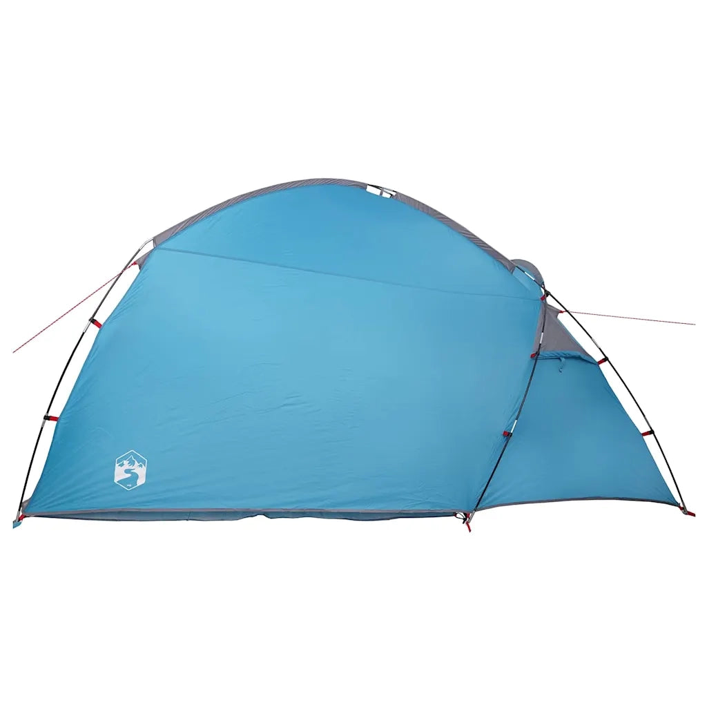 Tenda Capanna con tetto-Tenda da campeggio Blu 370 x 230 x 185 cm taffet¨¤
