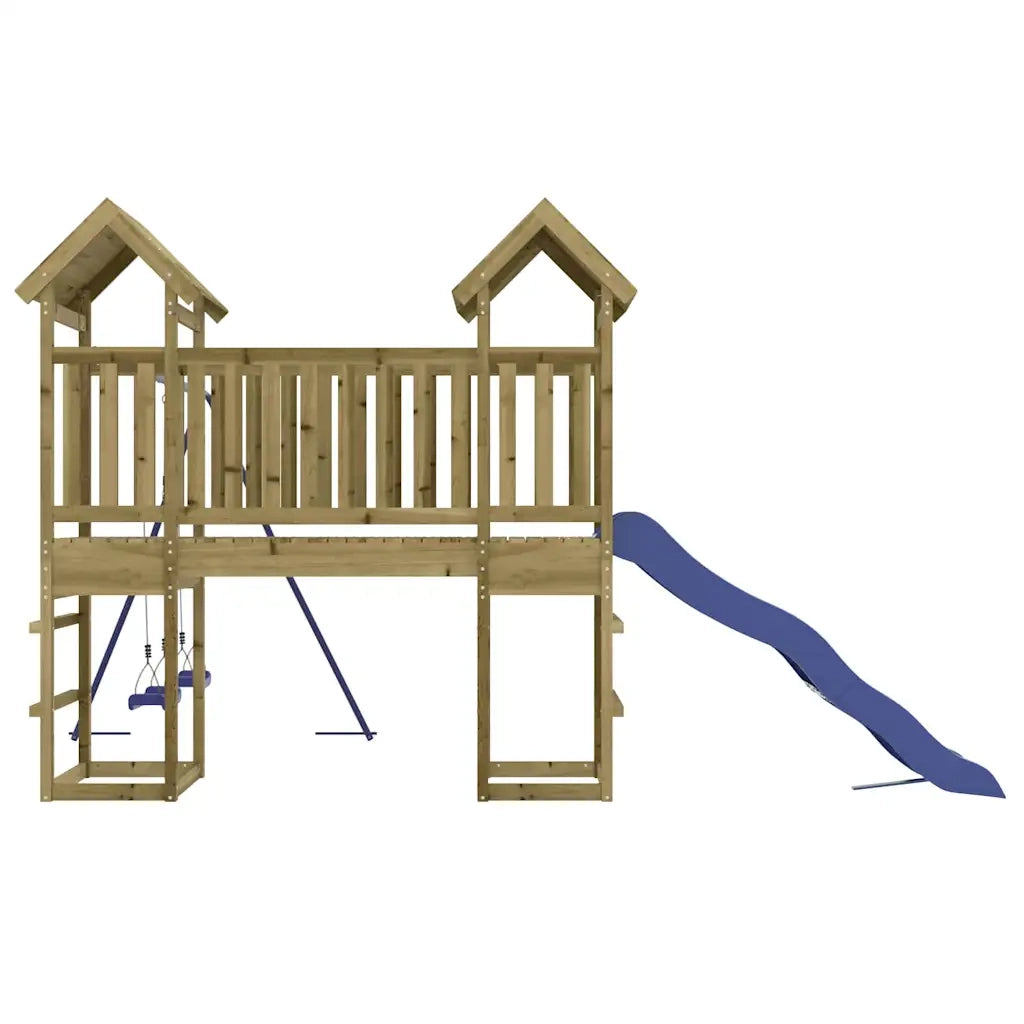 Set da Gioco da Esterno in Legno di Pino Impregnato 3155827