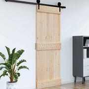 Porta NARVIK Naturale 95 x 210 cm Legno di pino solido 42047086