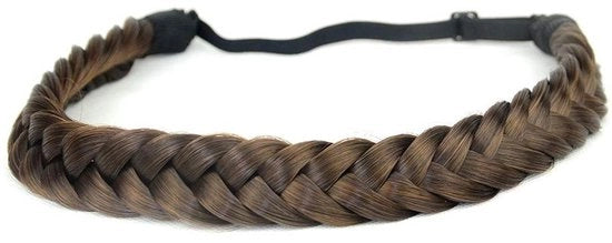 Cintura per capelli classica - Capelli sintetici - Stretch elastico - Trecce spesse - Resistente al calore - Larghezza circa 2,5 cm - Cintura per capelli