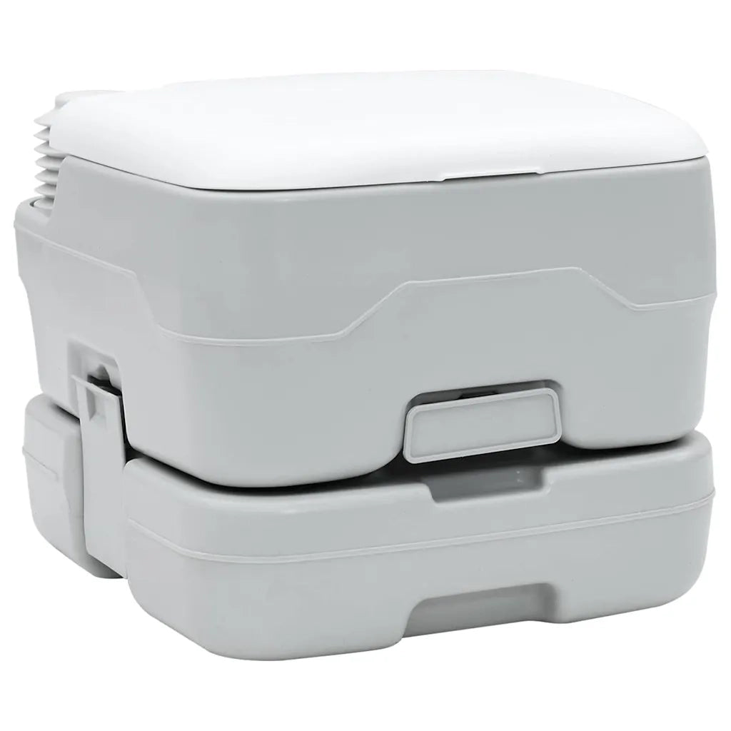 Toilette da Campeggio Grigio e Bianco 41,5 x 36,5 x 30 cm 42001425