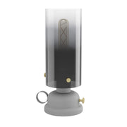 Lampada Da Tavolo Vintage Gargrave Acciaio Grigio 1 Luce E27