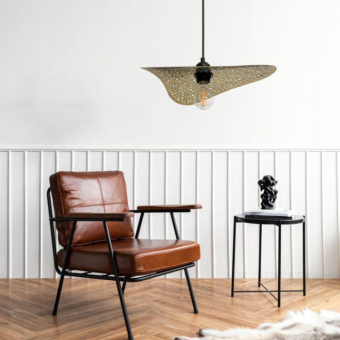 Lampada Da Soffitto APP1468-1CP Black/old Gold