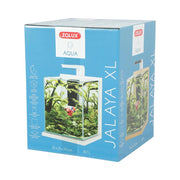 Zolux Jalaya XL 18,7L - acquario cm28,2x27,4x34,8h completo di filtro interno e plafoniera LED Colore: Ceruse Bianco