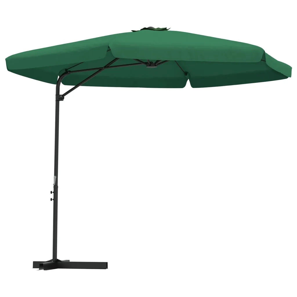 Ombrellone da Giardino con Palo in Acciaio 300 cm Verde 47312