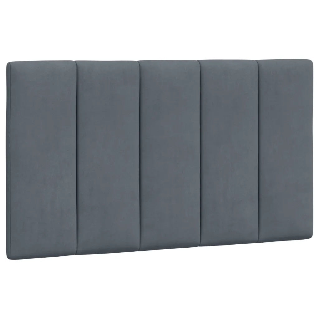 Cuscino Testiera Grigio Scuro 90 cm in Vellutocod mxl 88247