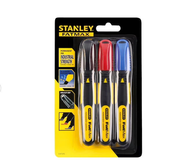 0-47-315 Pennarello Indelebile FatMax® Colour - Conf. 3 Pezzi