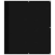 Schermo da balcone | Paravento da Balcone Nero 120x1000 cm 100% Poliestere Oxford