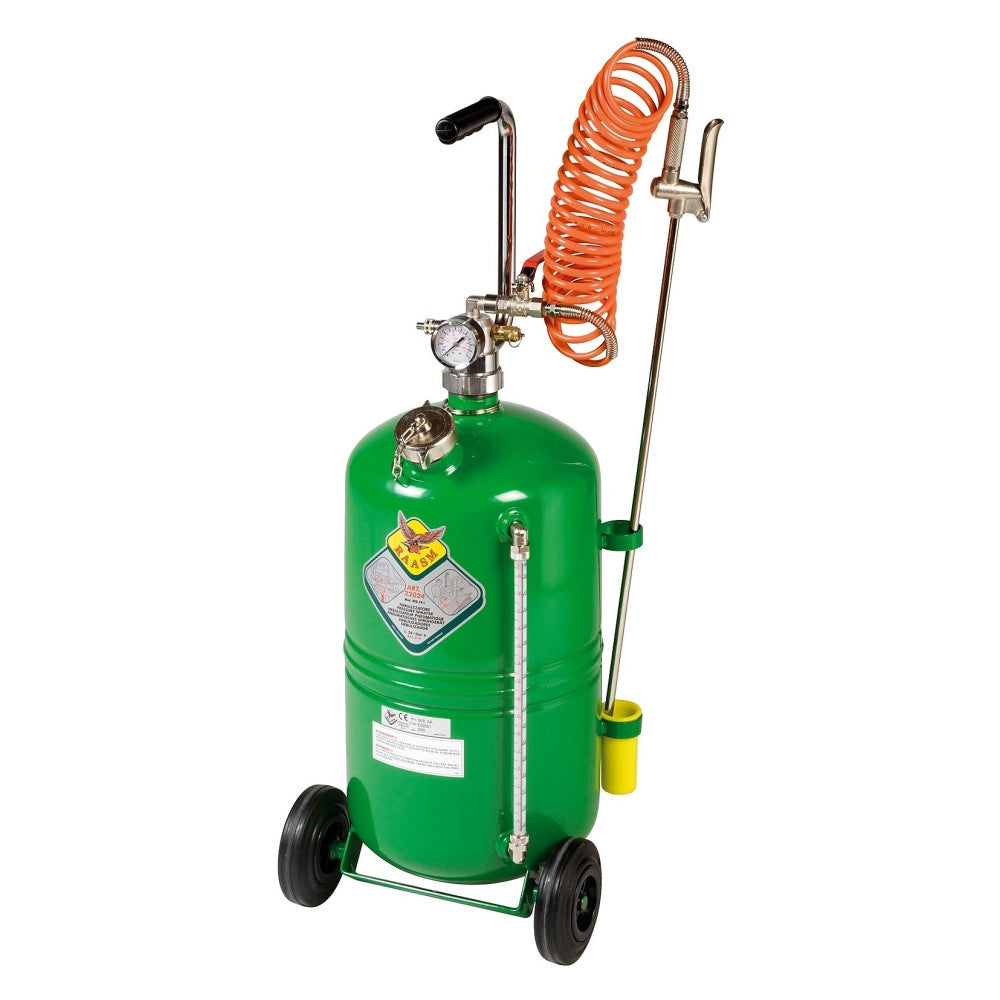 Trade Shop - Nebulizzatore Lt.24 Carrellato Raasm Con Indicatore Livello E Antiriflusso -