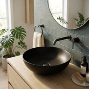 Lavabo d'appoggio bacinella Nero Matt