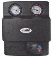 GRUPPO RILANCIO con Miscelazione a PUNTO FISSO DX con Pompa GRUNDFOS UPS 25/65 (20°-50° C) 1"1/2M-3/4F