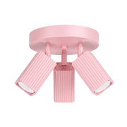 Plafoniera RAYO 3P rosa