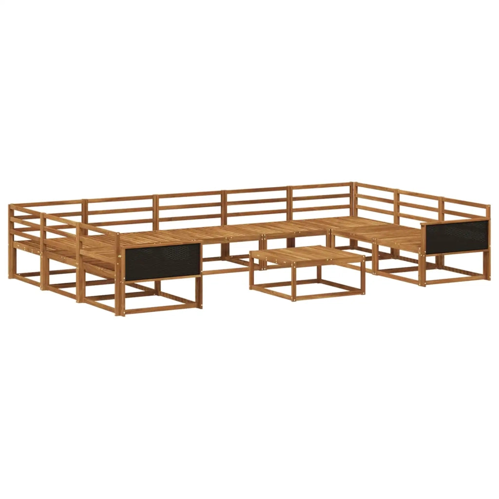 Set di divani da esterno 10 pcs Naturale 3382892
