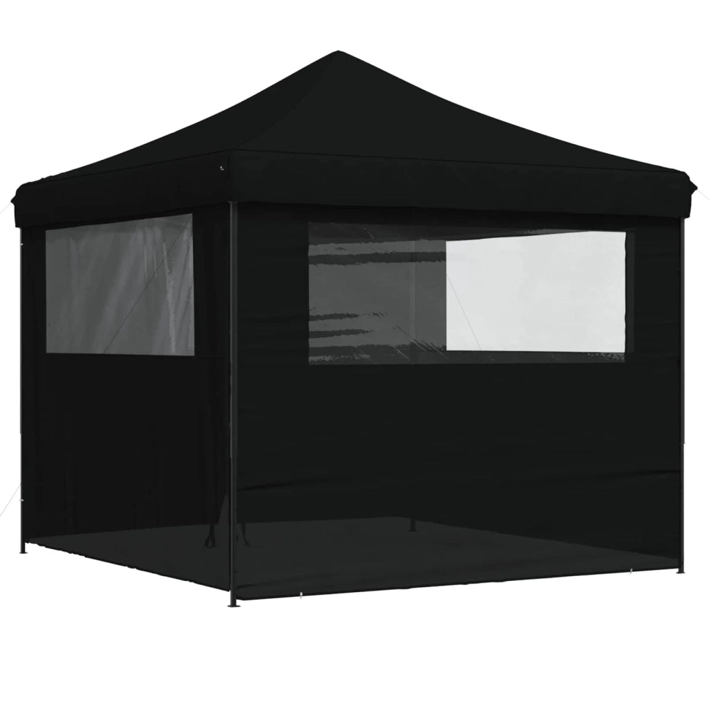 Tenda Party Nero 292 x 292 x 315 cm Tessuto Oxford 42023572