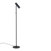 Lampada da Terra Parigi, Nero, Metallo, 25x25x150 cm