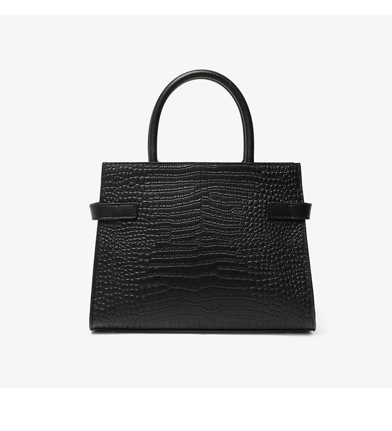 Borsa da sposa/borsa per la mamma in vera pelle di grande capacit¨¤, nera
