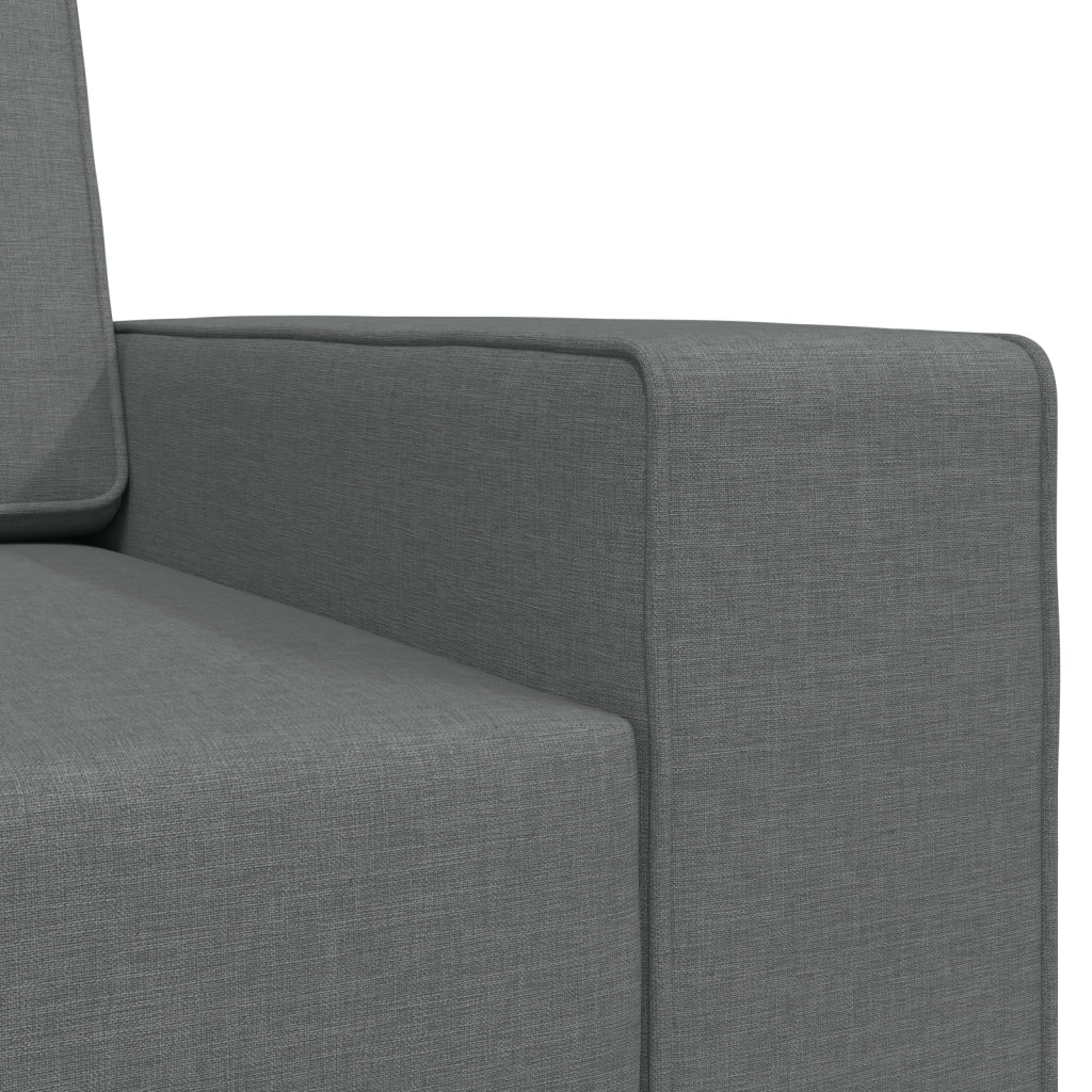 Divano Letto 2-in-1 Grigio Scuro 245x150x60.5 cm Tessuto