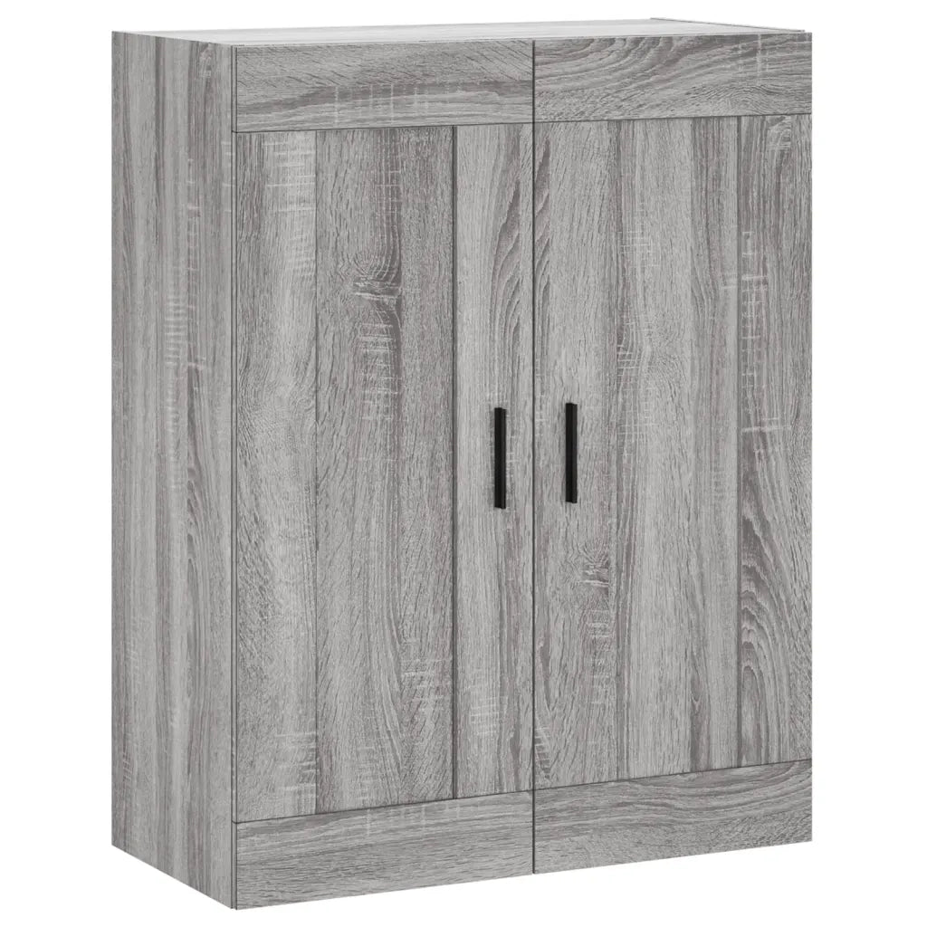 Credenza Grigio Sonoma 69,5x34x180 cm in Legno Multistrato 3200023