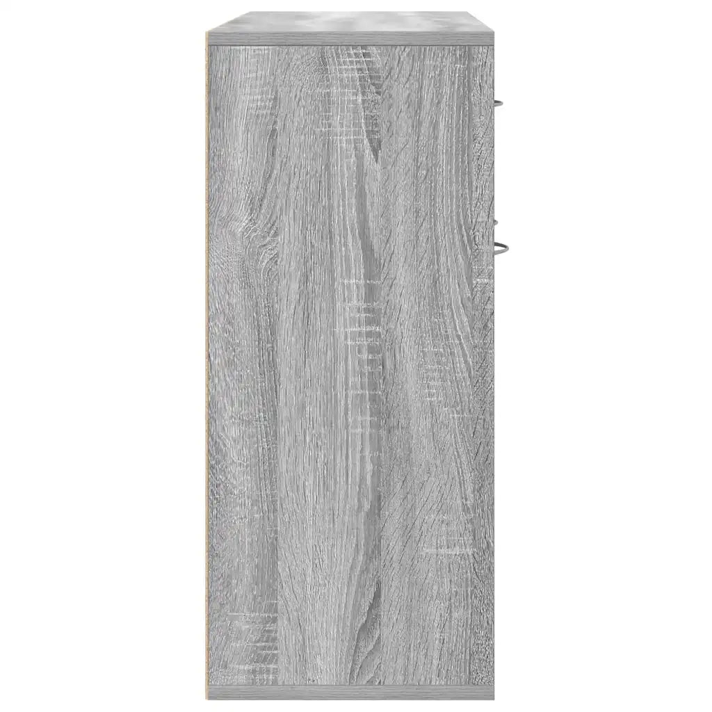 Credenza Grigio Sonoma 88x30x70 cm in Legno Ingegnerizzato 815367
