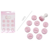Trade Shop - Set 10 Pezzi Stampini Stampi A Numeri Per Dolci Pasta Biscotti Pasticceria 99026 -
