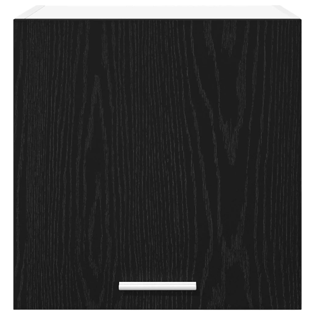 Armadio pensile 2 pcs Rovere Nero e Bianco 40 x 31 x 40 cm