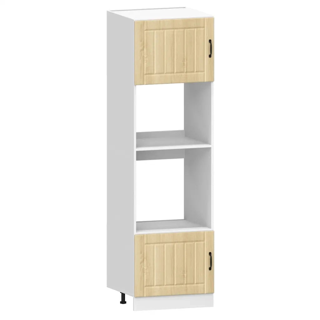 vidaXL Set Mobili da Cucina 7 pz Lucca Rovere Sonoma in Truciolato