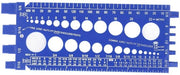 Misuratore di Spessore per Bucature Imperiali/Metriche - Apparecchio di Controllo del Filo - Supporto da Parete - Dati di Identificazione - Fori per Spiedi - Strumento Facile da Usare - Misuratore di Spessore