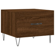 Tavolino da salotto | Tavolino da caff¨¨ | Tavolino da Soggiorno Rovere Marrone 50x50x40cm Legno Multistrato
