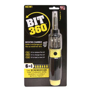 Trade Shop - Bit 360 Cacciavite 6 In 1 Twist Bit Punte Magnetiche Universale Casa Lavoro Kit -