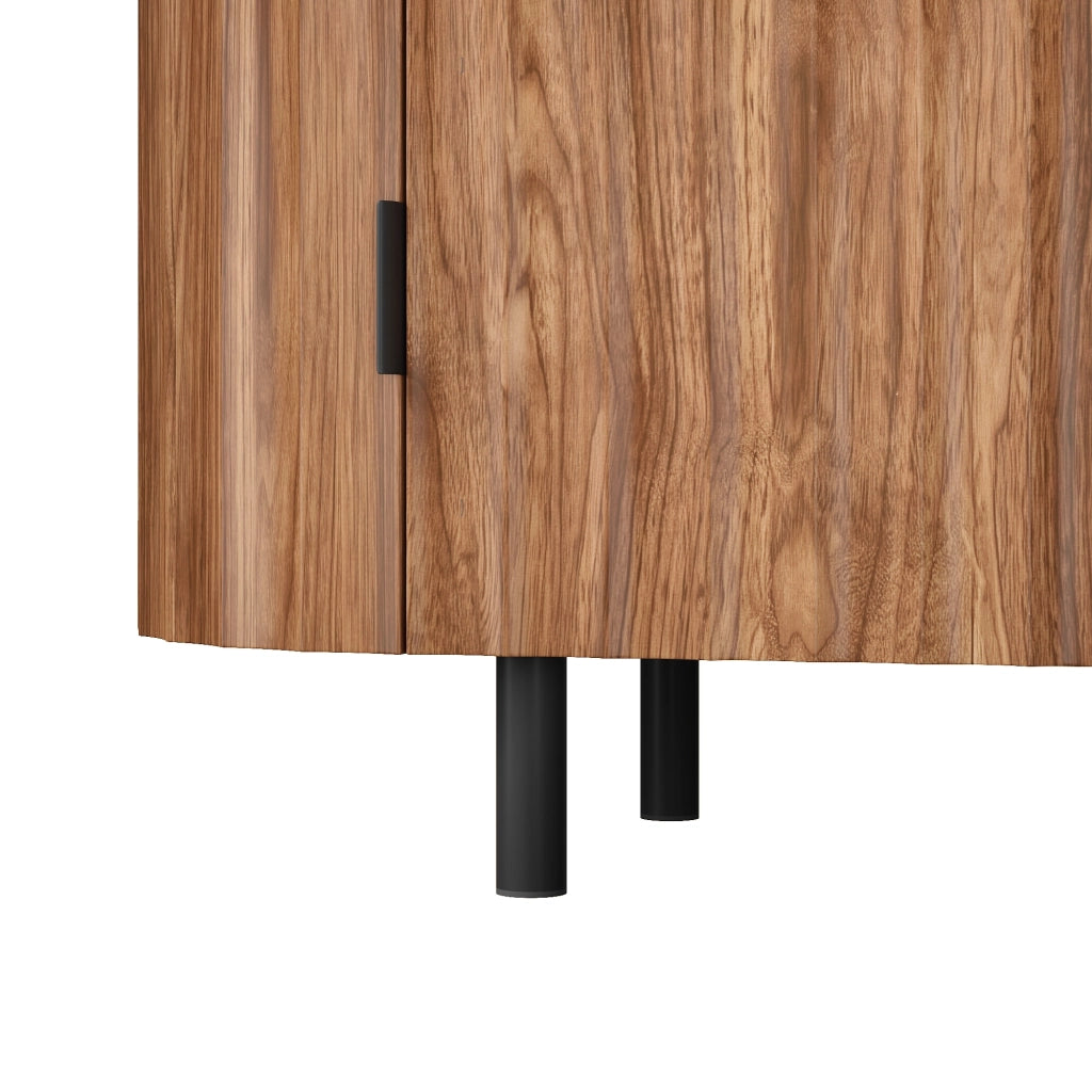 Mobile porta TV 170 cm colore noce a 5 ante