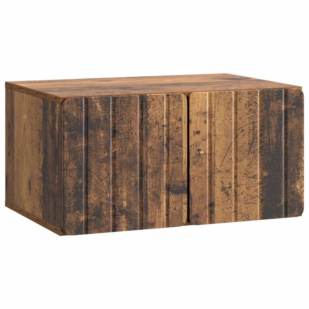 Mobile Porta TV da Muro Legno antico 59,5 x 41 x 30 cm