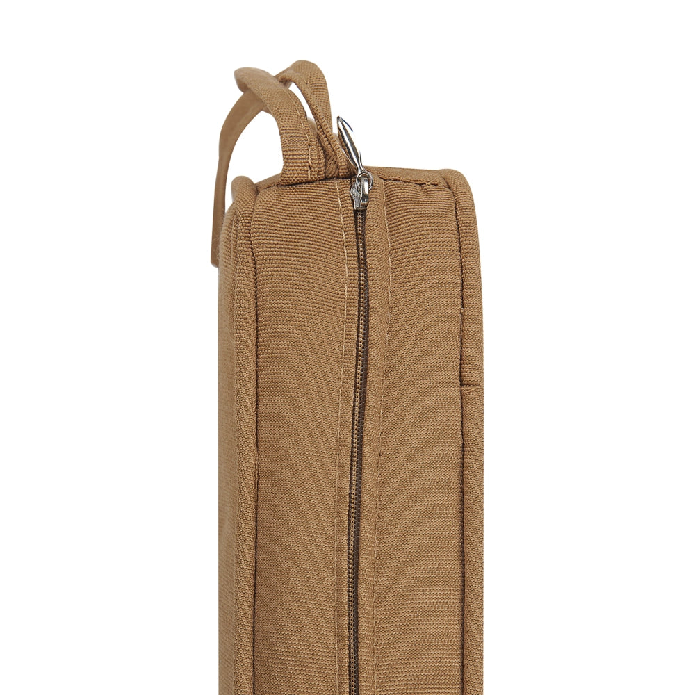 Set di 4 sedie da pranzo da giardino in alluminio marrone con cuscini di seduta per esterni in stile retrò