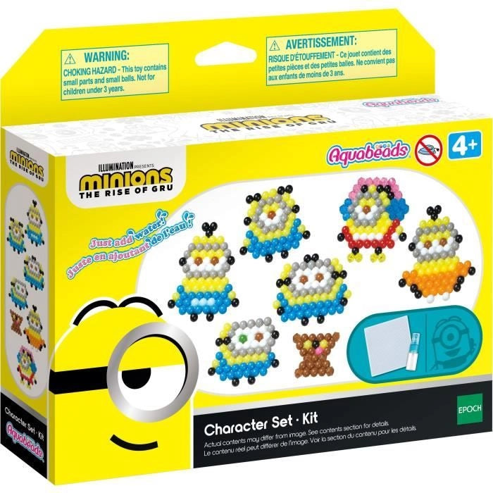 Il kit Minions 2: C'era una volta Gru - Aquabeads - 31605 - Perle che si attaccano all'acqua