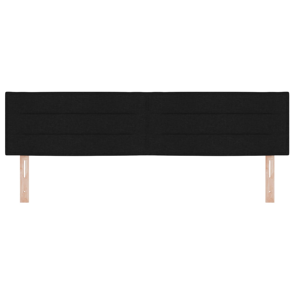 Testiera  Design Lines Nera 180 cm Tessuto